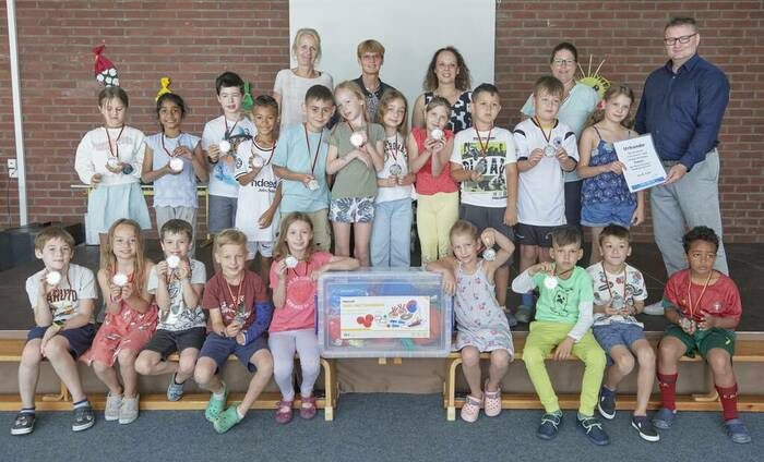 Sieger der Aktion "Trink Dich Fit 2022" geehrt