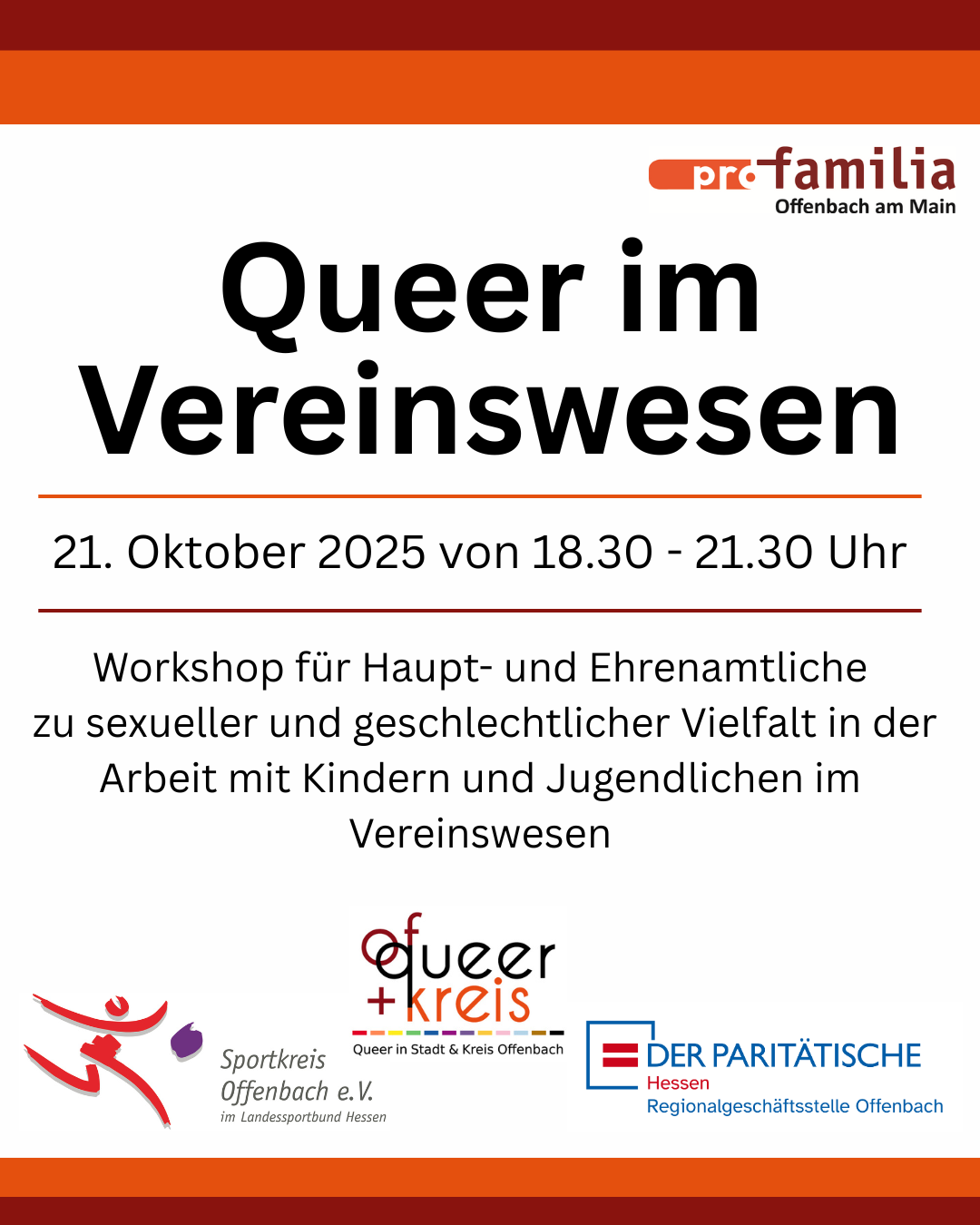 Workshop: Queer im Vereinswesen